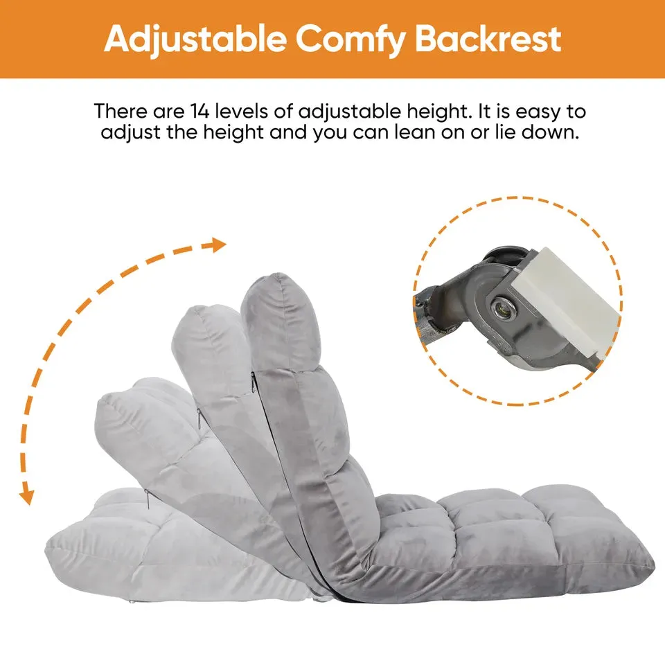 14-Position Adjustable Cushioned Floor Chair