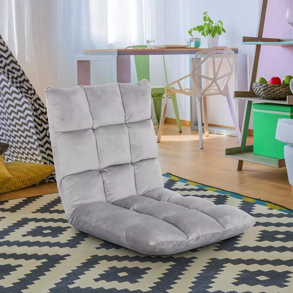 14-Position Adjustable Cushioned Floor Chair