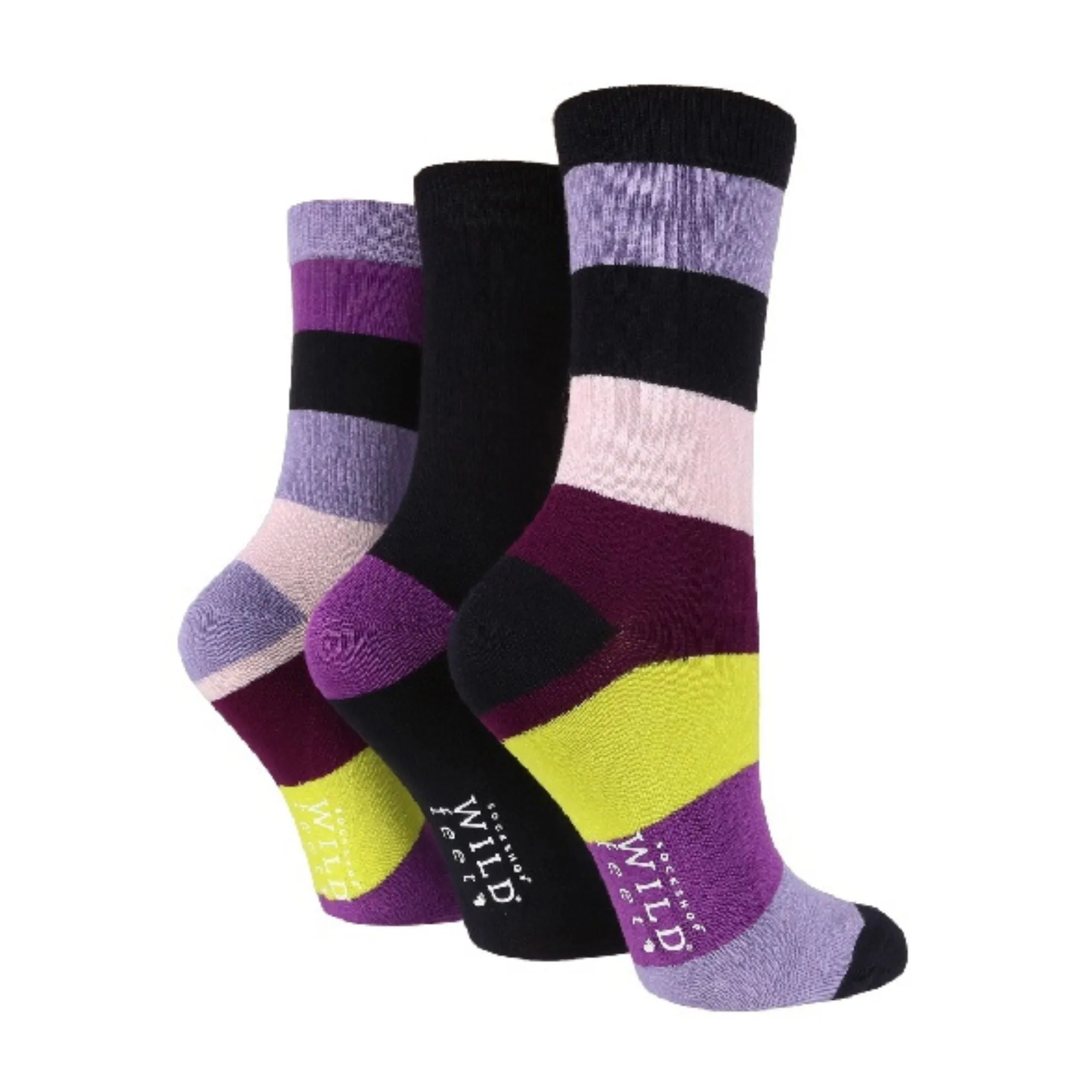 3 Pack Ladies Patterned Bamboo Socks for Summer