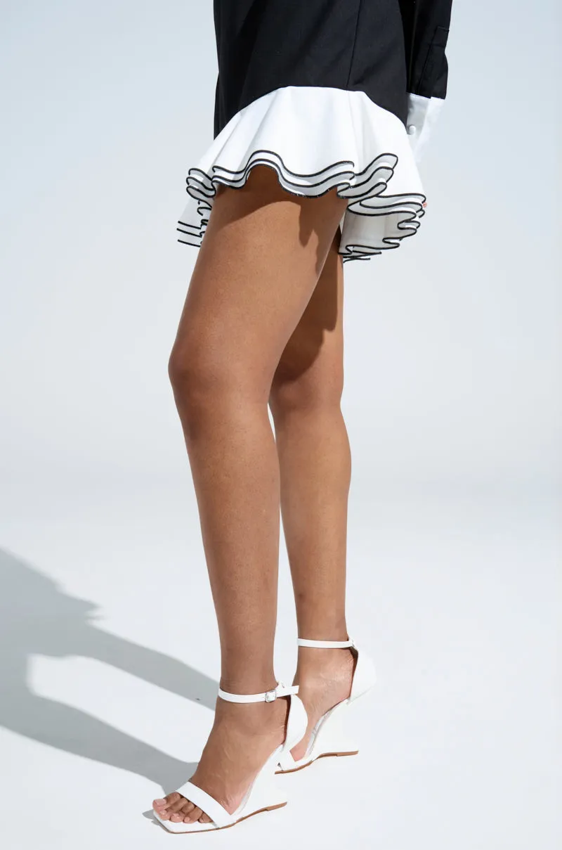 AKIRA AALTO WHITE SANDAL