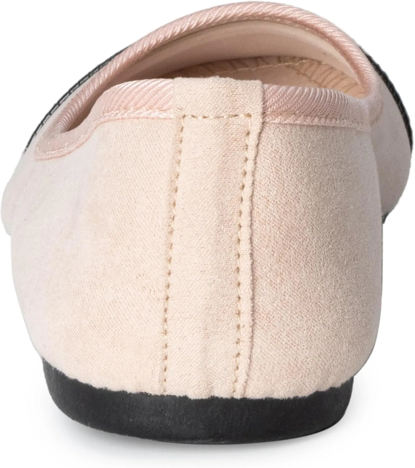 Alpine Swiss Kelly Cap Toe Ballet Flats Two Tone Comfortable Slip On Flat Shoes