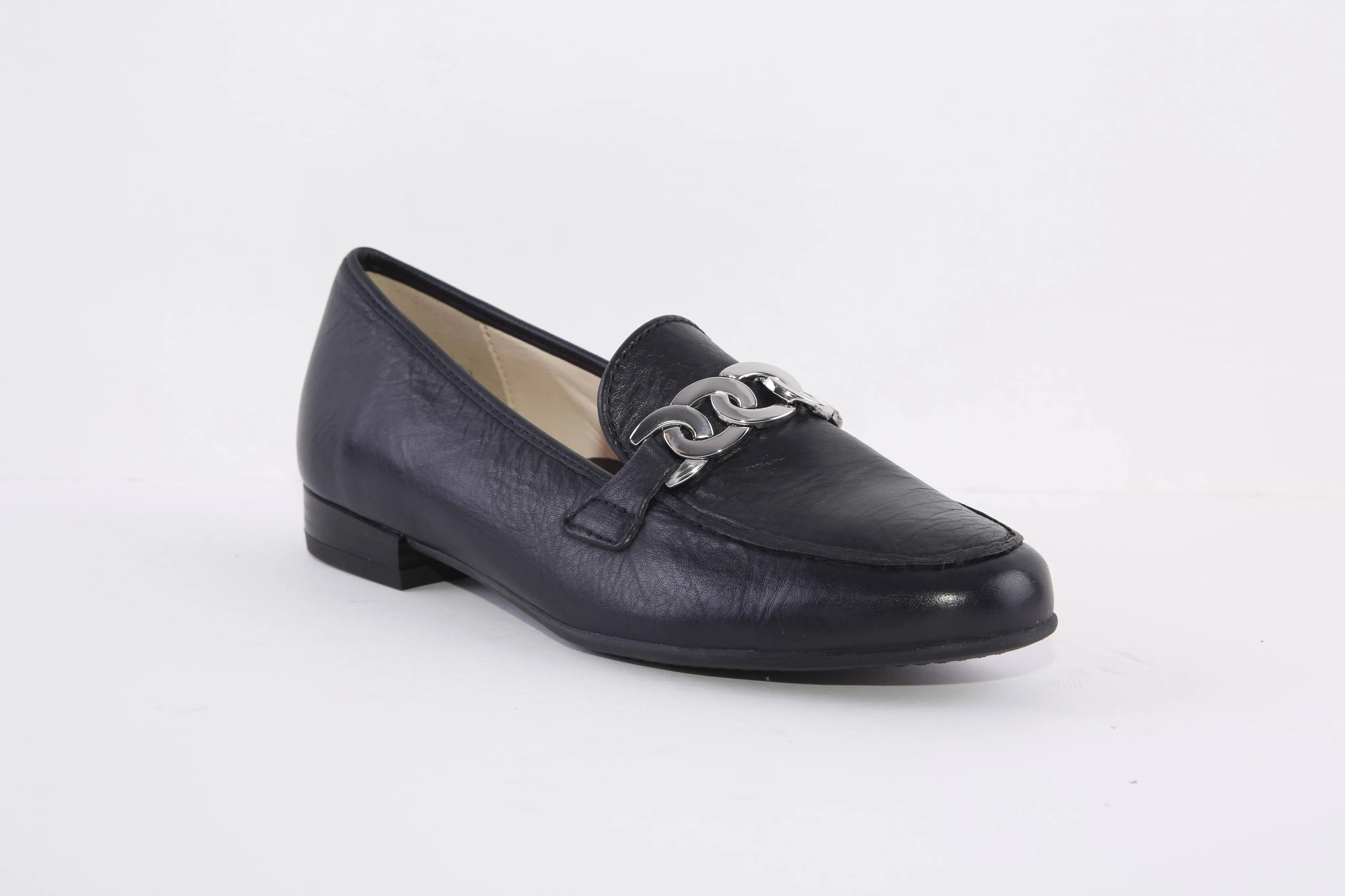 ARA - 31214-02 LOW HEEL SLIP-ON SHOE - NAVY