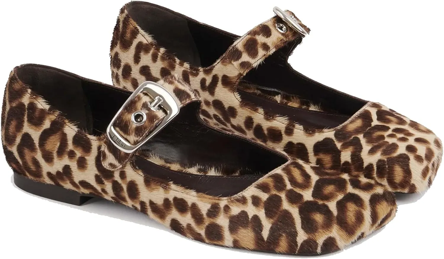 Arqa Ballet Mary Jane Flats for Women with a Buckle Cushioned Leather Insole & Leather Piping Low Heel Flats Fashionable Comfortable Square Toe Summer Spring Shoes