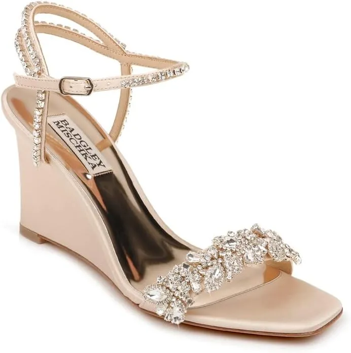 Badgley Mischka Women's Gali Wedge Sandal