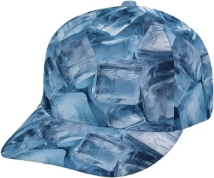 Baseball Cap,Many Ice Cubes Printed Womens Baseball Caps,Dad Hat,Adjusts to Fit Most