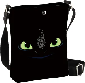 BDPWSS Black Dragon Crossbody Bag Dragon Anime Gift Dragon Lover Gift HTTYD Fans Gift Dragon Trainer Gift Dragon Themed Gift
