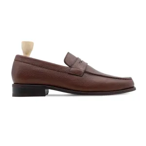 Bespoke Men's Suede Leather Brown Loafer