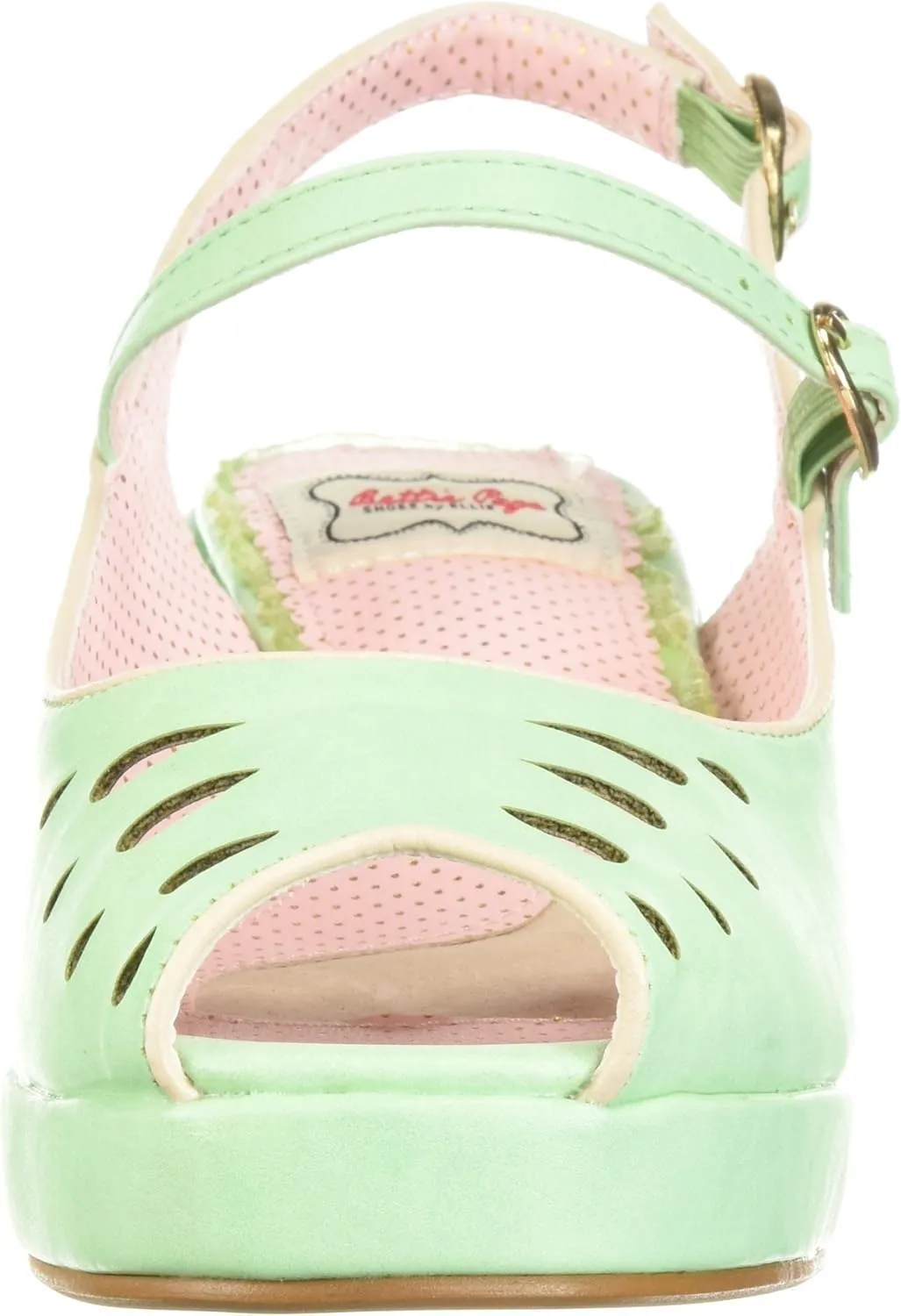 Bettie Page Women's Bp242-faye Wedge Sandal