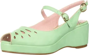 Bettie Page Women's Bp242-faye Wedge Sandal