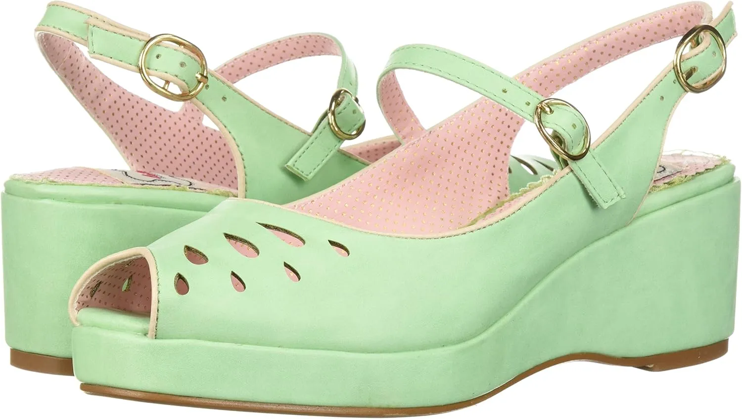 Bettie Page Women's Bp242-faye Wedge Sandal