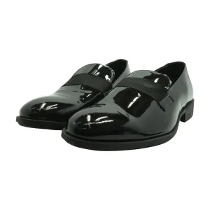 Black Patent Slip on Formal Loafer