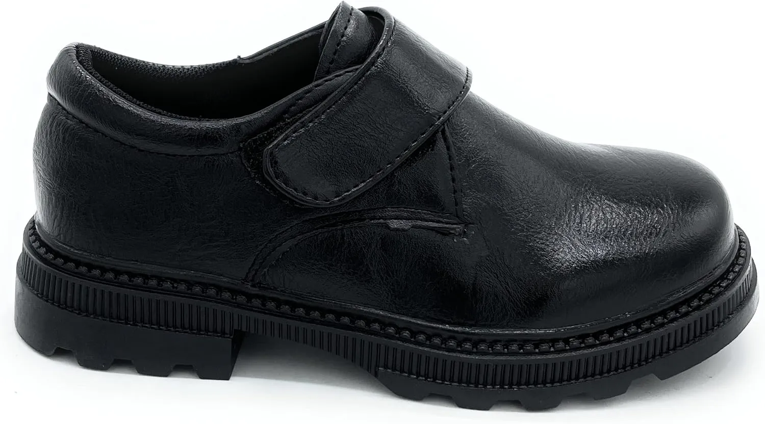 Boy's Comfort Dress School Shoes Uniform Loafer Church Slip-On Shoes Faux-Leather