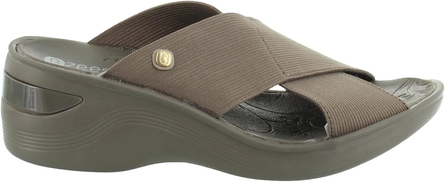 BZees Women's Desire Wedge Sandal