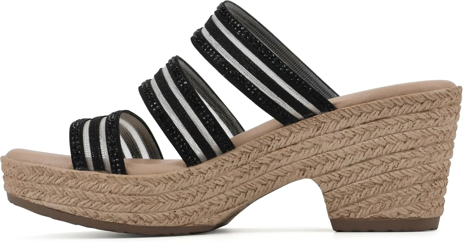 CLIFFS BY WHITE MOUNTAIN Women's Bianna Heeled Sandal