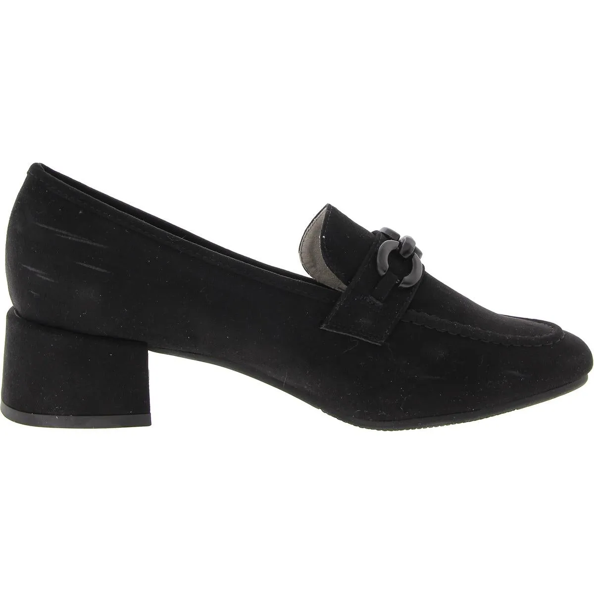 Cliffs by White Mountain Womens Quinbee Padded Insole Slip On Loafer Heels