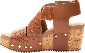 Corkys Footwear Womans Guilty Pleasure Wedge Sandal