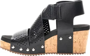 Corkys Footwear Womans Guilty Pleasure Wedge Sandal