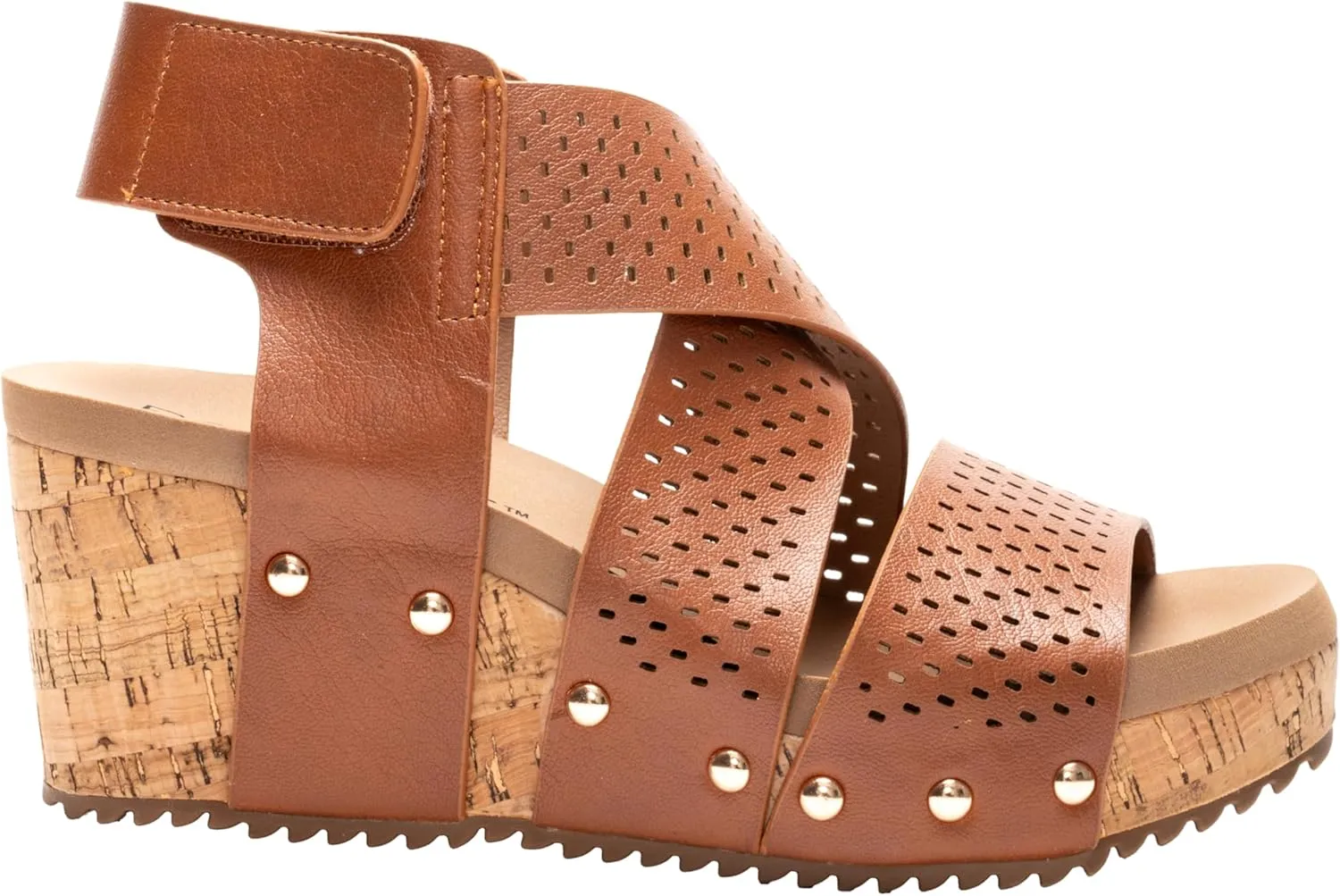 Corkys Footwear Womans Guilty Pleasure Wedge Sandal