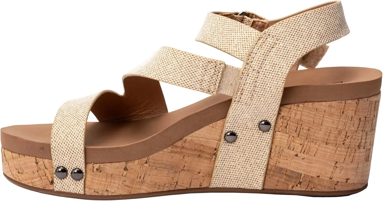 Corkys Footwear Women's Spring Fling 2.5in Wedge Sandal