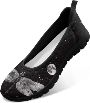 Doojoayie Ladies Slip On Shoes Trendy Loafers for Women Daily Business Wedding Wear