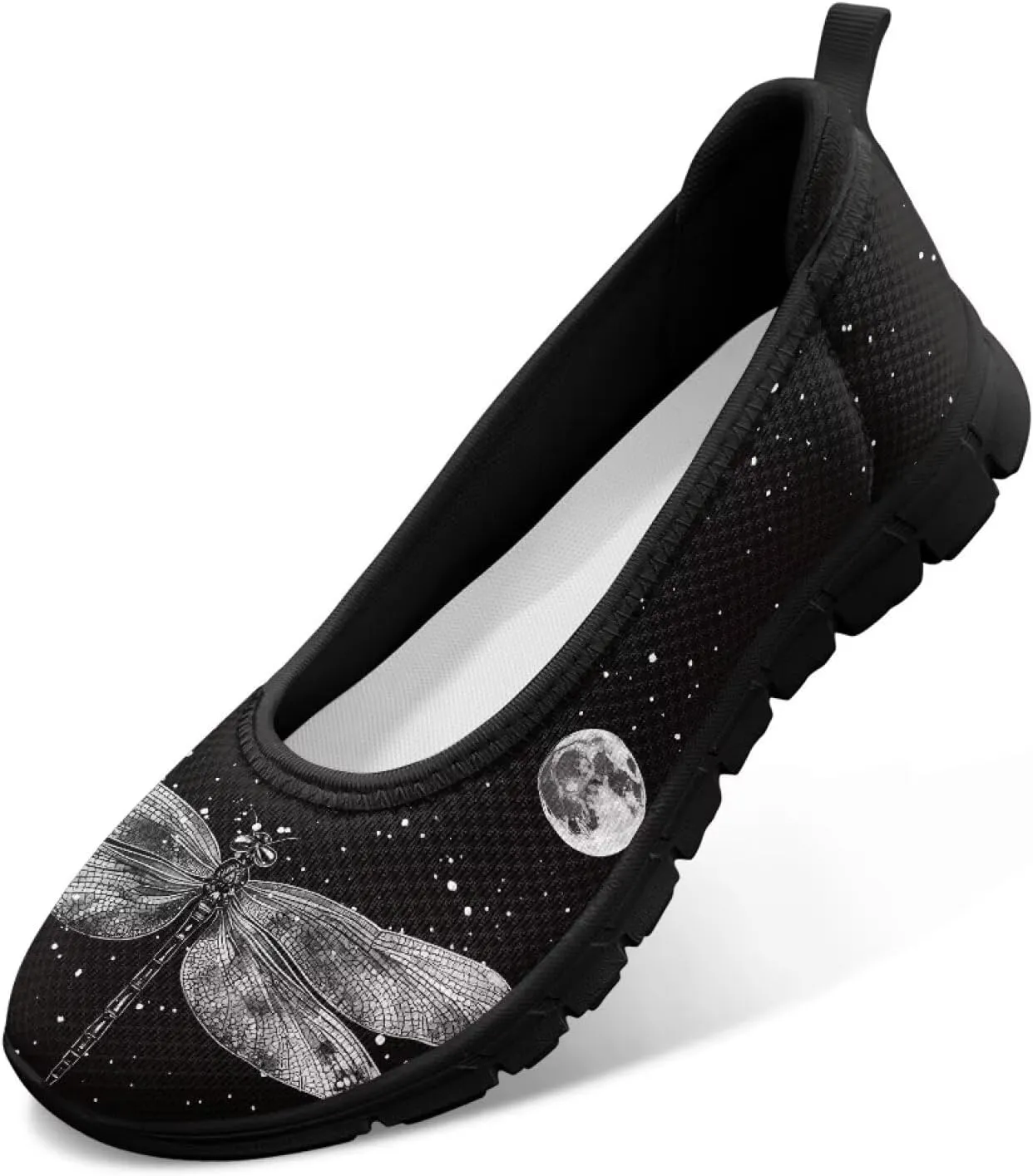 Doojoayie Ladies Slip On Shoes Trendy Loafers for Women Daily Business Wedding Wear