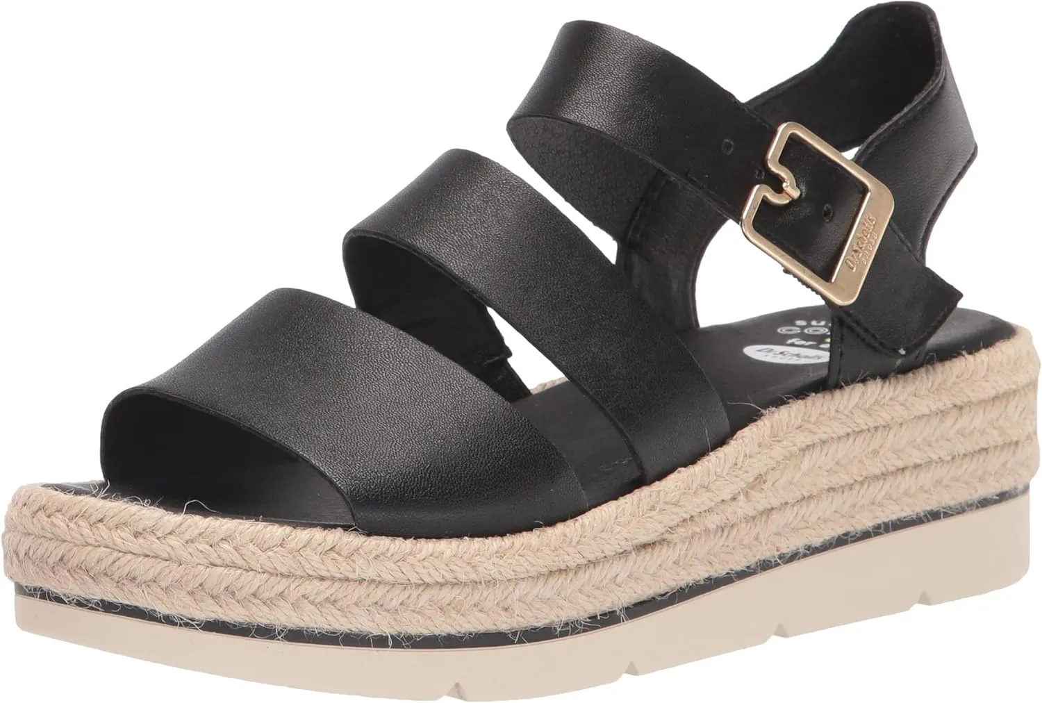 Dr. Scholl's Women's Once Twice Espadrille Platform Wedge Sandal