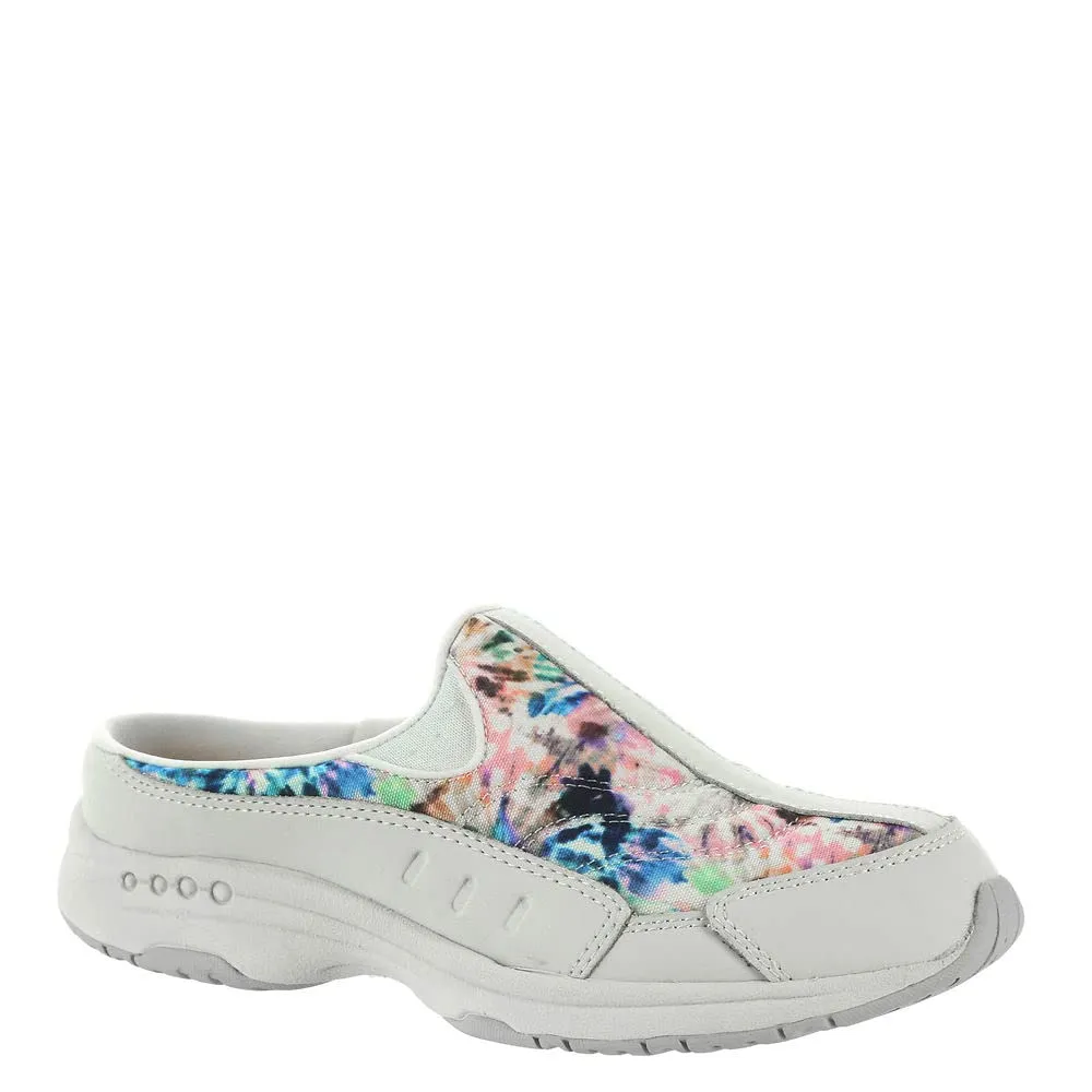Easy Spirit Traveltime Mule Womens Slip On 10 BM US WhiteMultiTie Dye