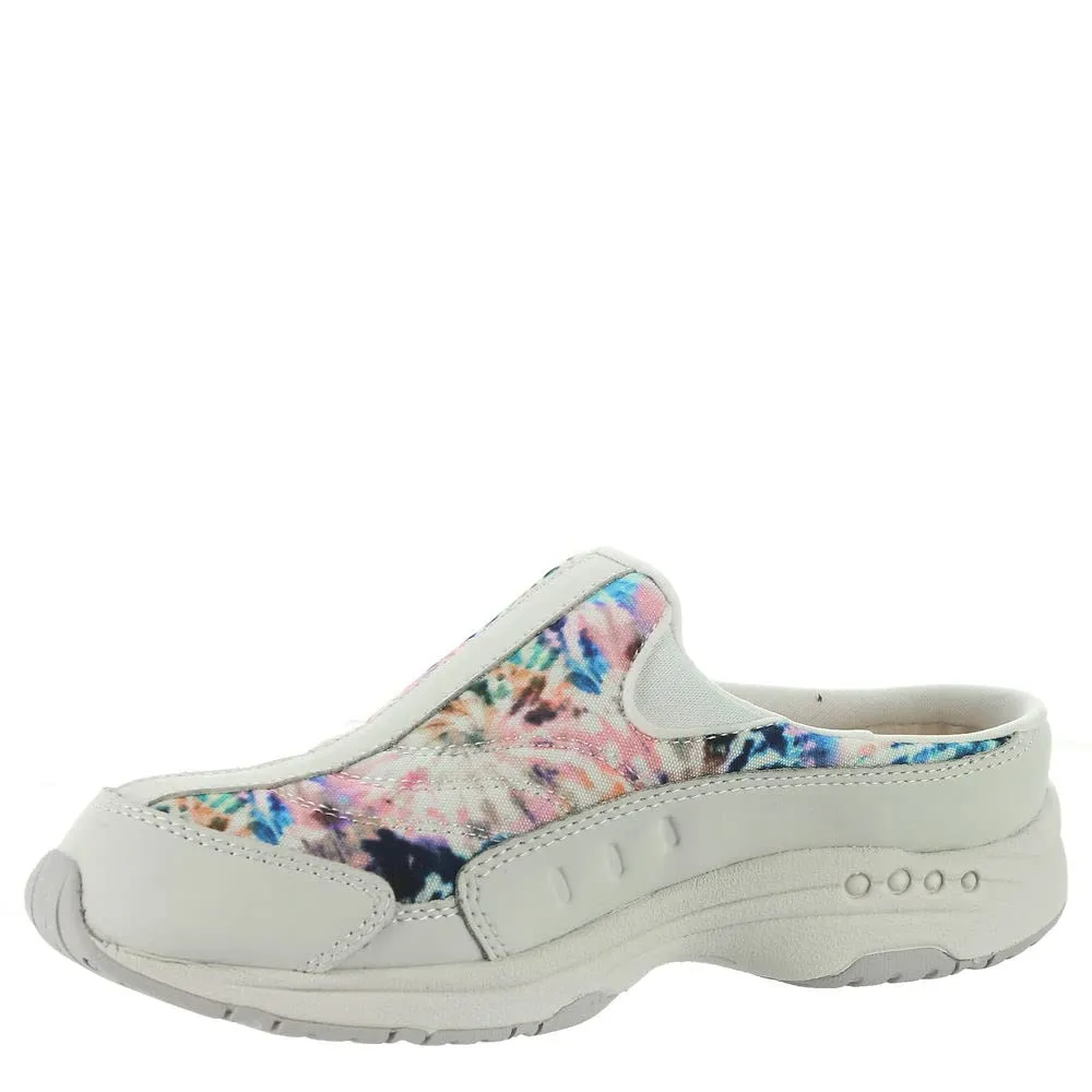 Easy Spirit Traveltime Mule Womens Slip On 10 BM US WhiteMultiTie Dye