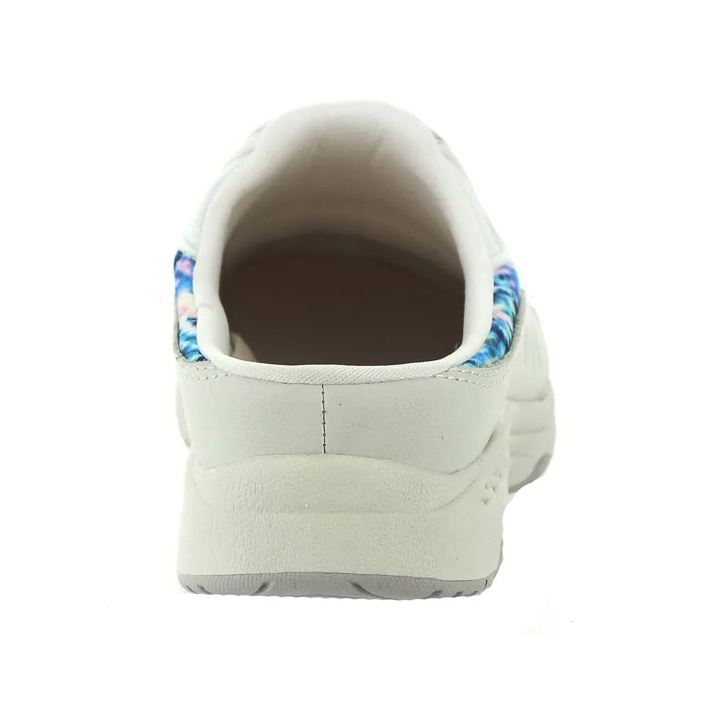Easy Spirit Traveltime Mule Womens Slip On 10 BM US WhiteMultiTie Dye