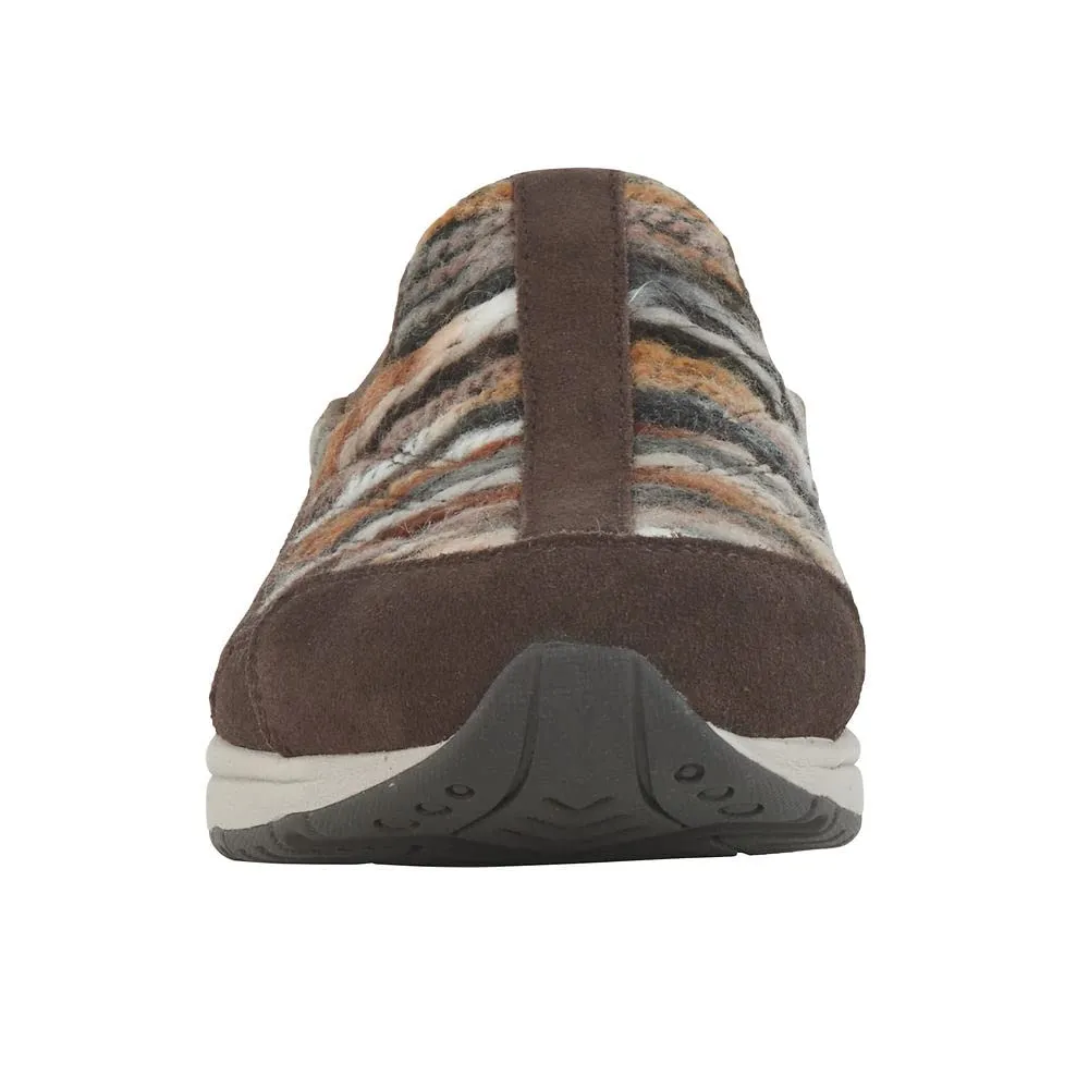 Easy Spirit Traveltime Mule Womens Slip On 8 BM US Dark BrownMulti