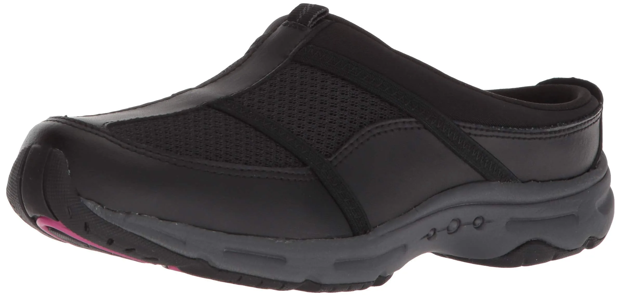 Easy Spirit Women's Argyle Mule, Black 001, 6.5