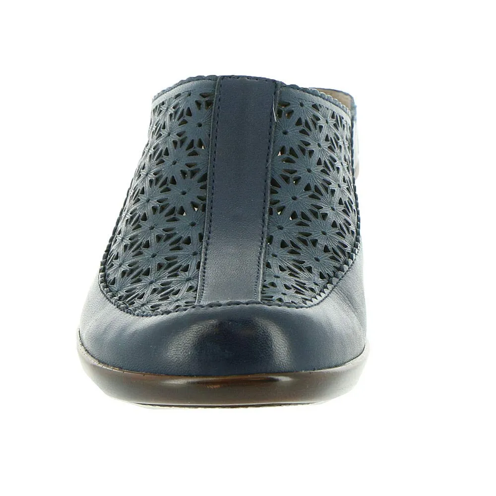 Easy Spirit womens Dusk Mule, Blue 400, 9 X-Wide US