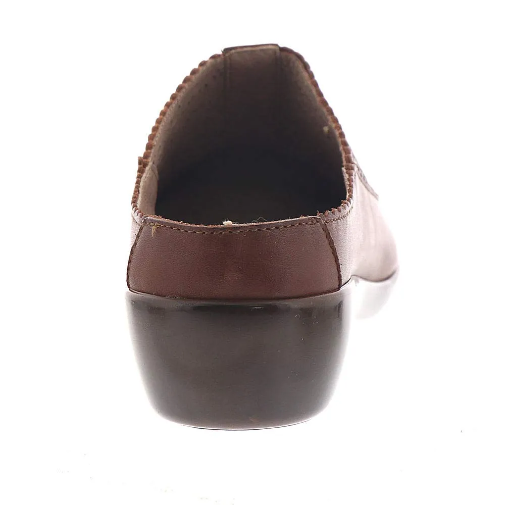 Easy Spirit Women's Dusk Mule, Brown 211, 7.5 Wide
