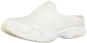 Easy Spirit womens Tourguide Mule, White Leather, 8 Wide US