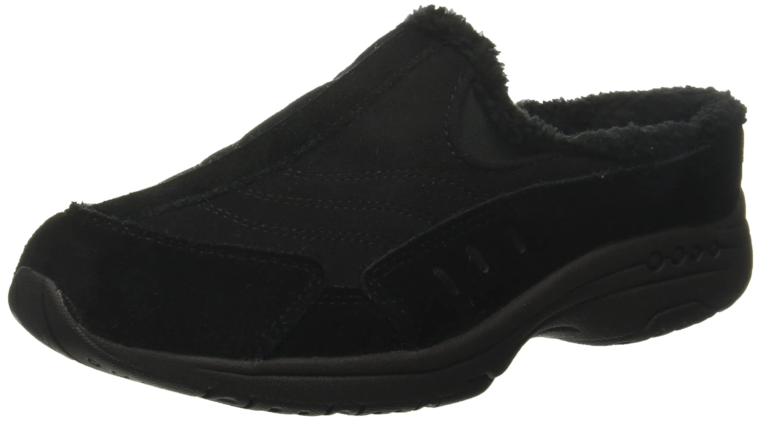 Easy Spirit Women's Travelfuzz Mule, Brown 210, 7.5