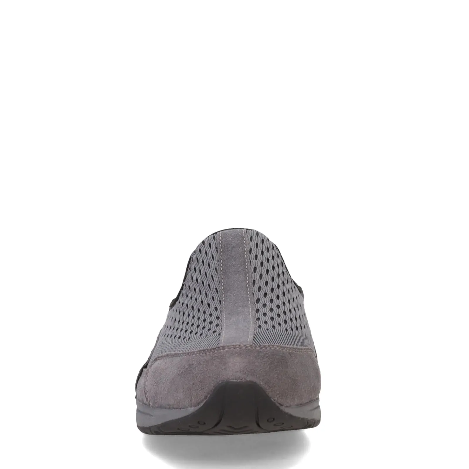 Easy Spirit Women's Traveltime Mule, Dark Grey Suede Multi, 8.5