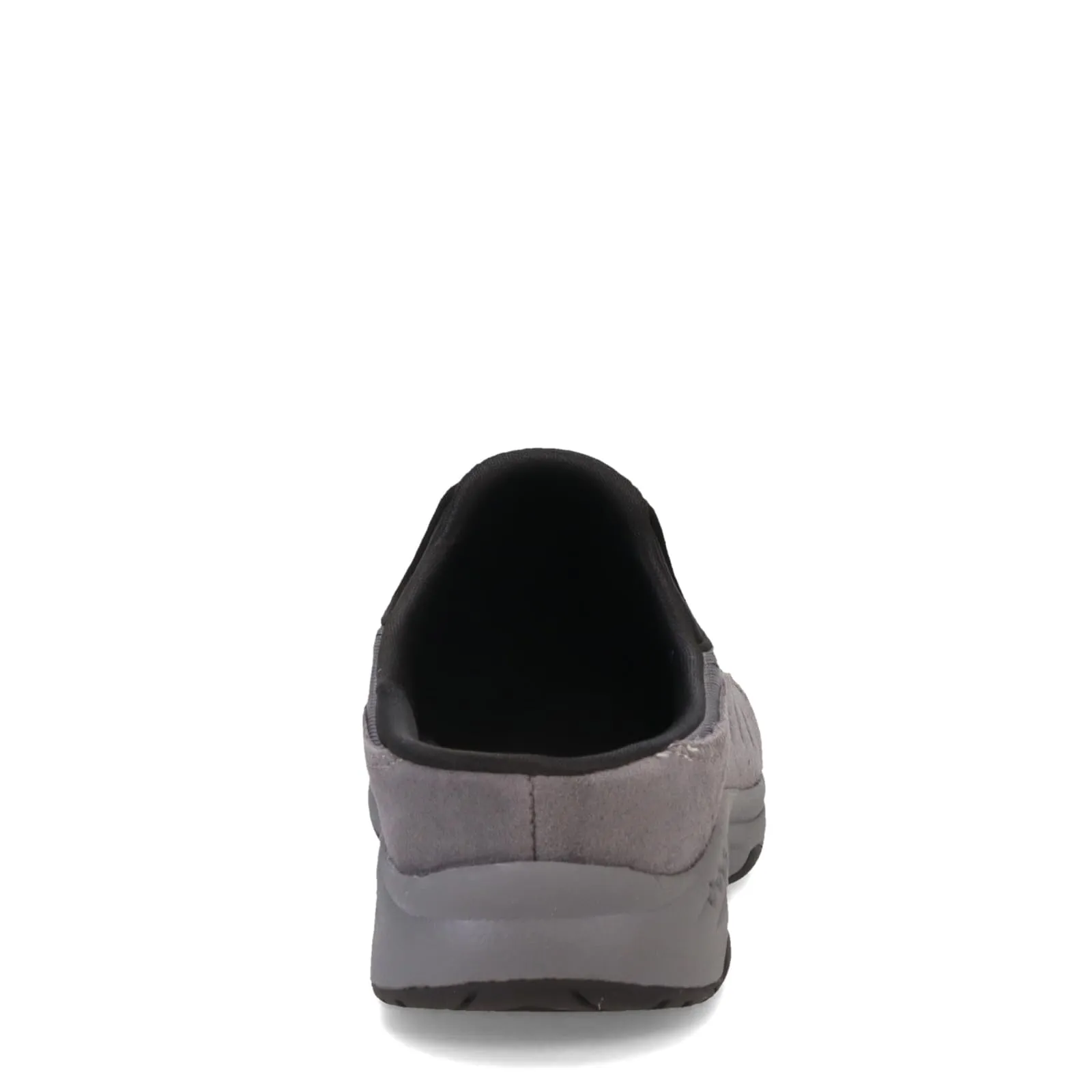 Easy Spirit Women's Traveltime Mule, Dark Grey Suede Multi, 8.5