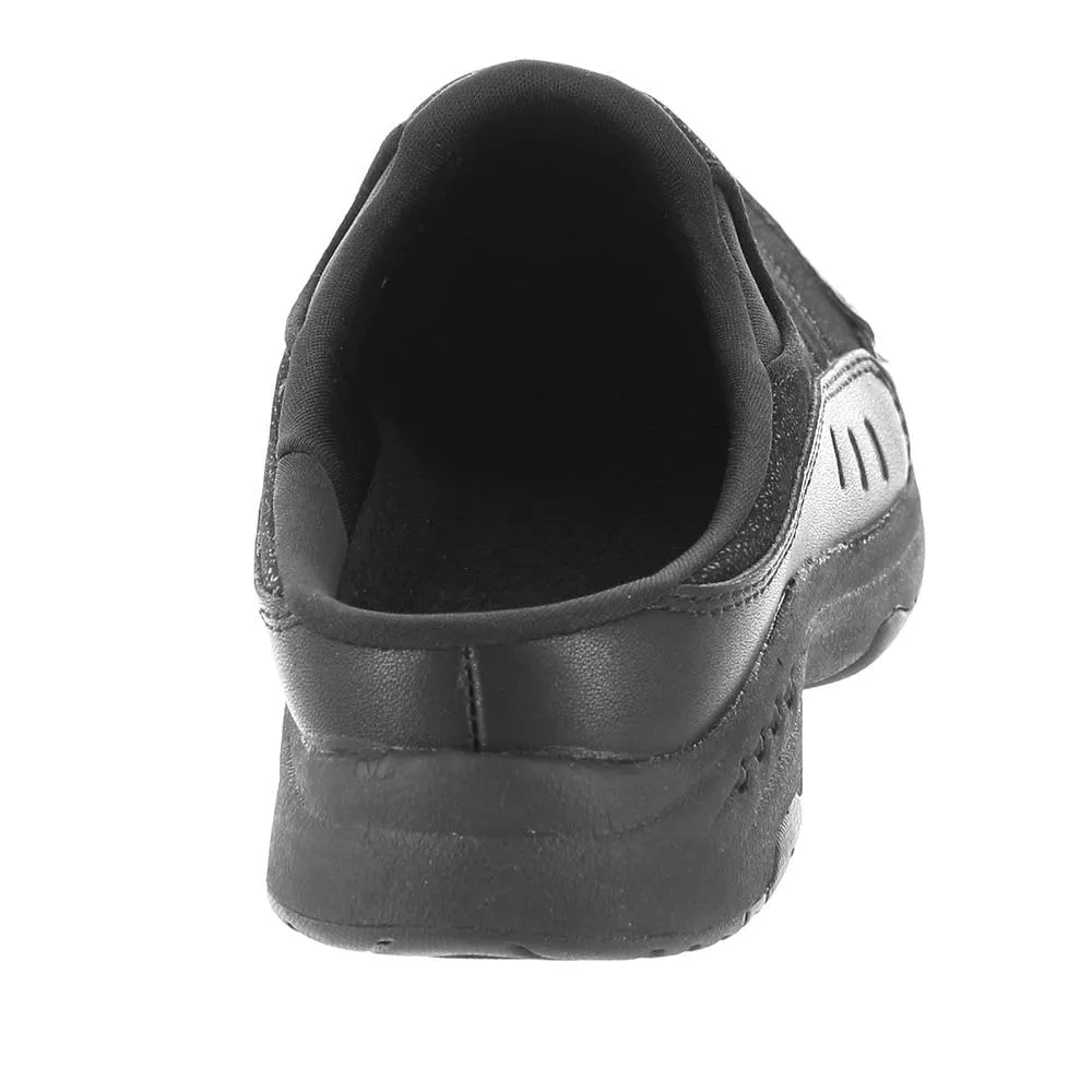 Easy Spirit womens Traveltime234 Mule, Black 960, 9.5 Wide US