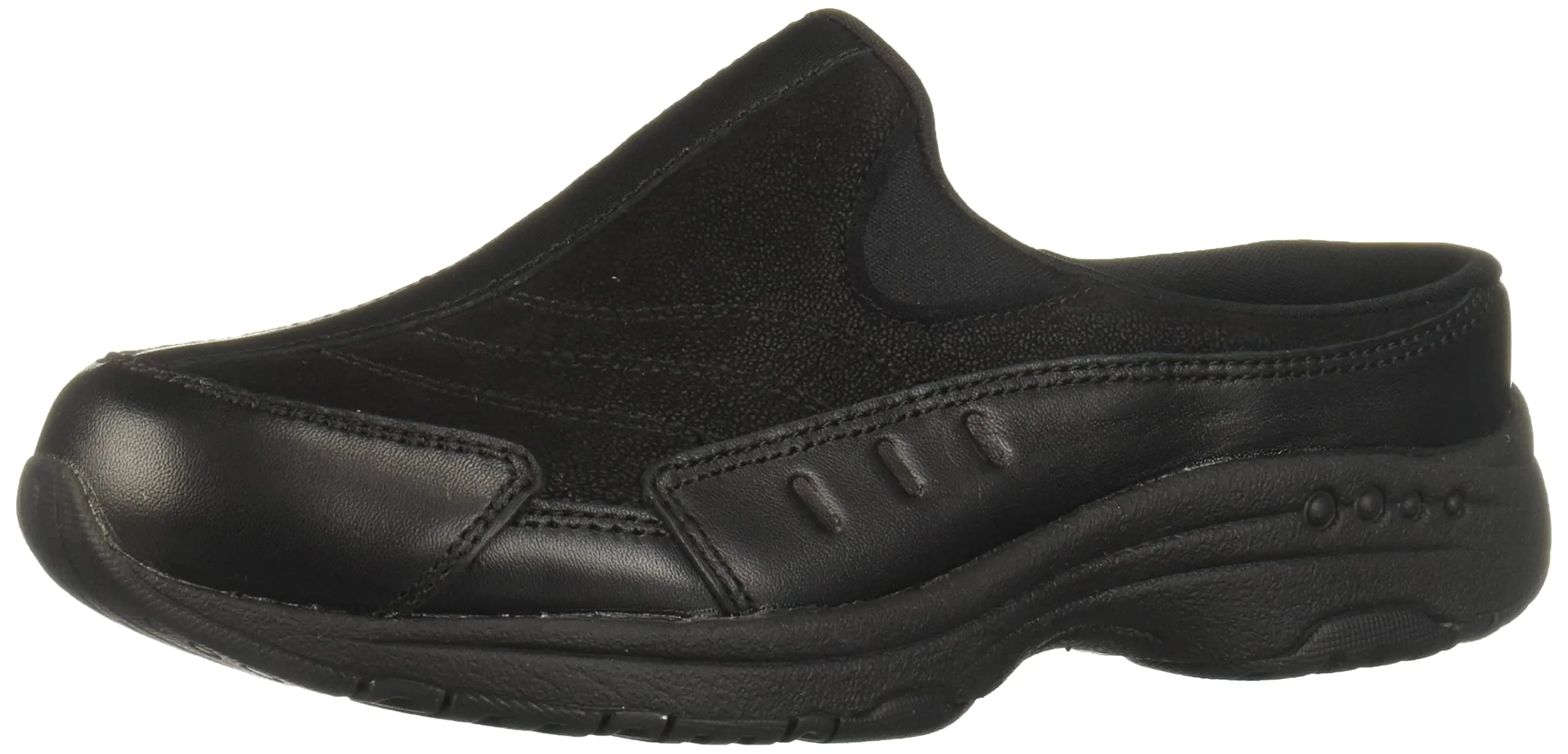 Easy Spirit womens Traveltime234 Mule, Black 960, 9.5 Wide US