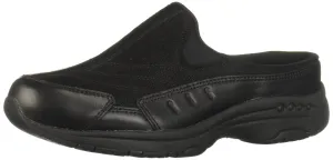 Easy Spirit womens Traveltime234 Mule, Black 960, 9.5 Wide US