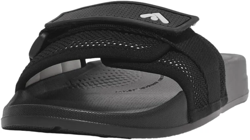 FitFlop Women's Iqushion Adjustable W/Resistant Knit Pool Slides Wedge Sandal