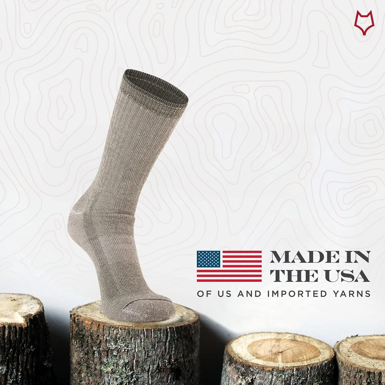FOX RIVER Trailmaster Merino Wool Hiking Sock