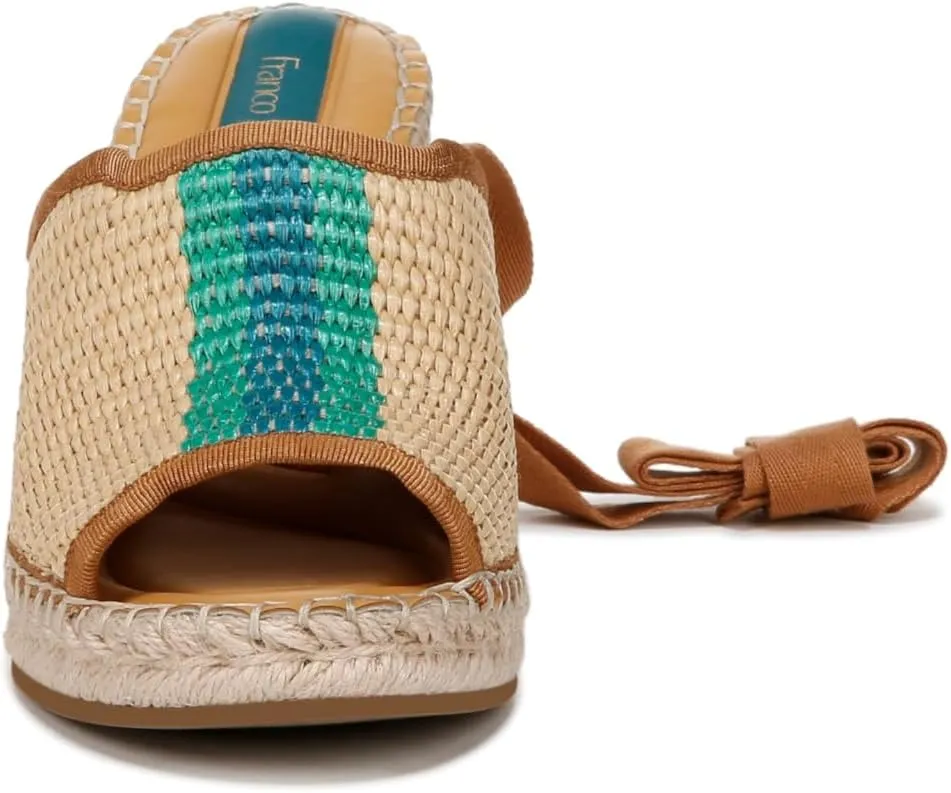 Franco Sarto Women's Sierra Lace Up Espadrille Wedges Sandal