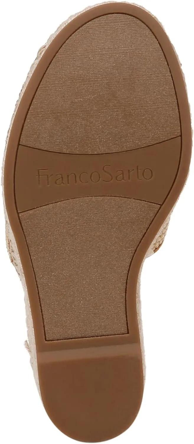 Franco Sarto Women's Sierra Lace Up Espadrille Wedges Sandal