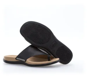 GABOR - 03.700.27 TOE-POST MULE - BLACK