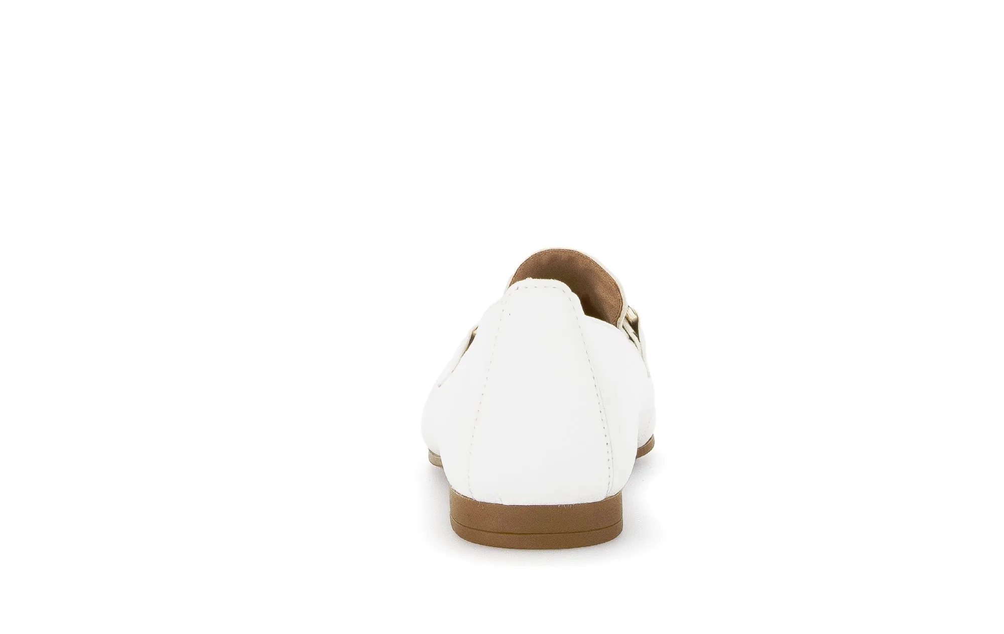 GABOR - 45.211.20 FLAT LOAFER - CREAM LEATHER