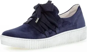 Gabor Waltz Suede Leather Slip-on Platform Summer Dress Sneaker 43.333, Navy 16, 7.5 UK