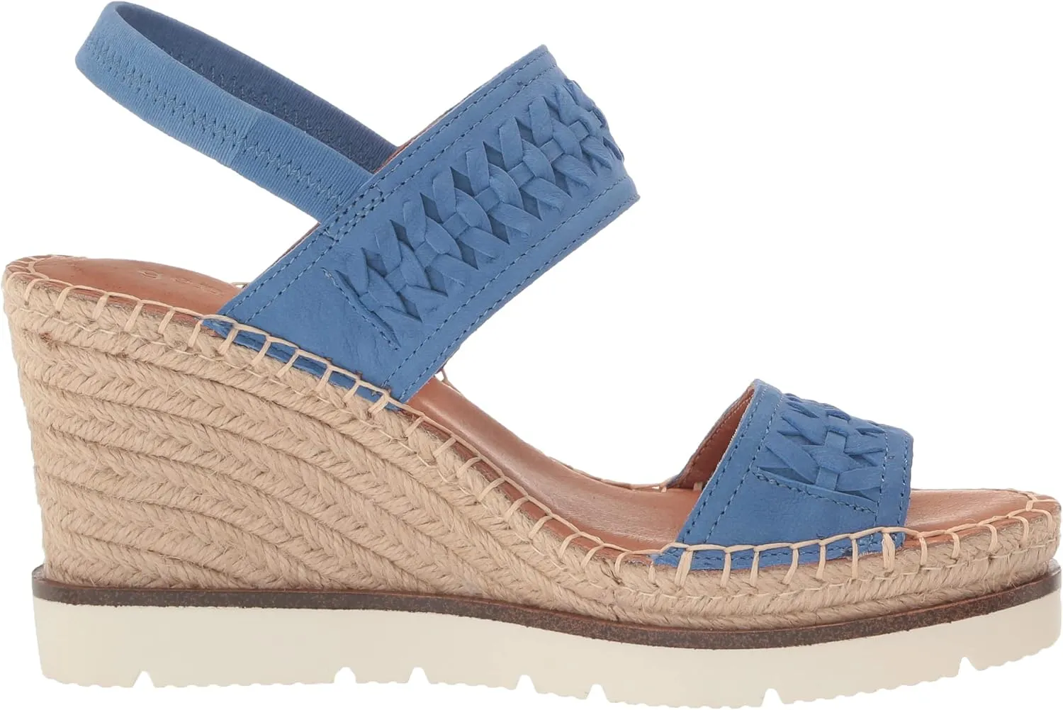 Gentle Souls by Kenneth Cole Women's Elyssa Two-Band Braid Wedge Sandal