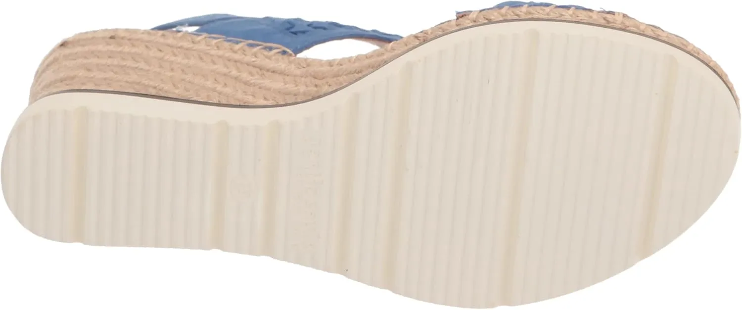 Gentle Souls by Kenneth Cole Women's Elyssa Two-Band Braid Wedge Sandal
