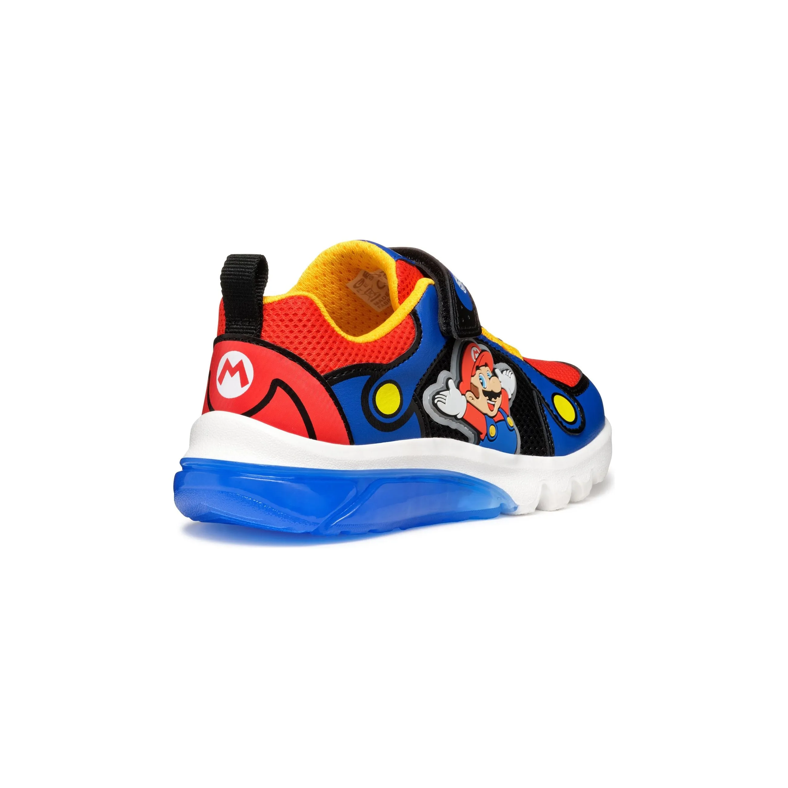 GEOX Ciberdron - Kids Super Mario Light-Up Velcro Trainer